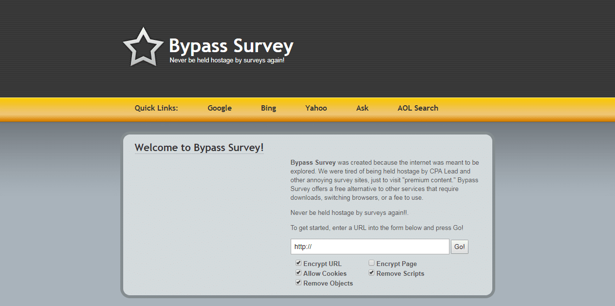 bypass human verification survey